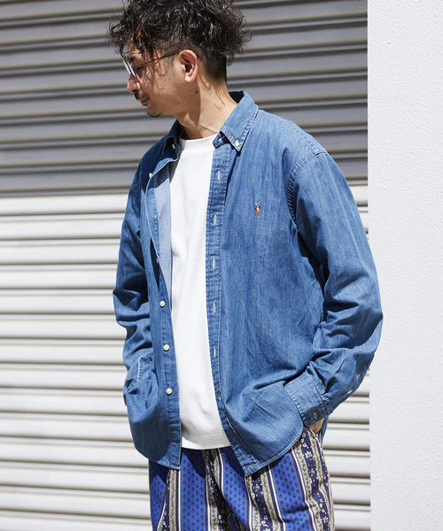 JOURNAL STANDARD relume（ジャーナルスタンダード　レリューム）の「【POLO RALPH LAUREN / ポロ ラルフローレン】 クラシックフィット BDシャツ（シャツ/ブラウス・メンズ・ダークブルー/コバルトブルー・MEDIUM/LARGE）」の8枚目の写真