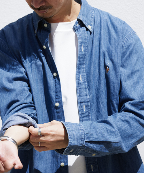 JOURNAL STANDARD relume（ジャーナルスタンダード　レリューム）の「【POLO RALPH LAUREN / ポロ ラルフローレン】 クラシックフィット BDシャツ（シャツ/ブラウス・メンズ・ダークブルー/コバルトブルー・MEDIUM/LARGE）」の11枚目の写真