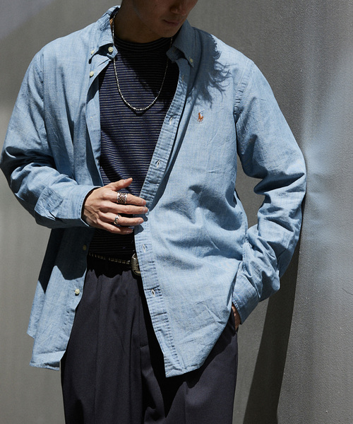 JOURNAL STANDARD relume（ジャーナルスタンダード　レリューム）の「【POLO RALPH LAUREN / ポロ ラルフローレン】 クラシックフィット BDシャツ（シャツ/ブラウス・メンズ・ダークブルー/コバルトブルー・MEDIUM/LARGE）」の18枚目の写真