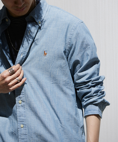 JOURNAL STANDARD relume（ジャーナルスタンダード　レリューム）の「【POLO RALPH LAUREN / ポロ ラルフローレン】 クラシックフィット BDシャツ（シャツ/ブラウス・メンズ・ダークブルー/コバルトブルー・MEDIUM/LARGE）」の19枚目の写真
