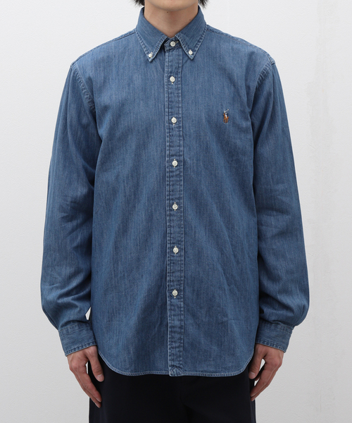 JOURNAL STANDARD relume（ジャーナルスタンダード　レリューム）の「【POLO RALPH LAUREN / ポロ ラルフローレン】 クラシックフィット BDシャツ（シャツ/ブラウス・メンズ・ダークブルー/コバルトブルー・MEDIUM/LARGE）」の22枚目の写真