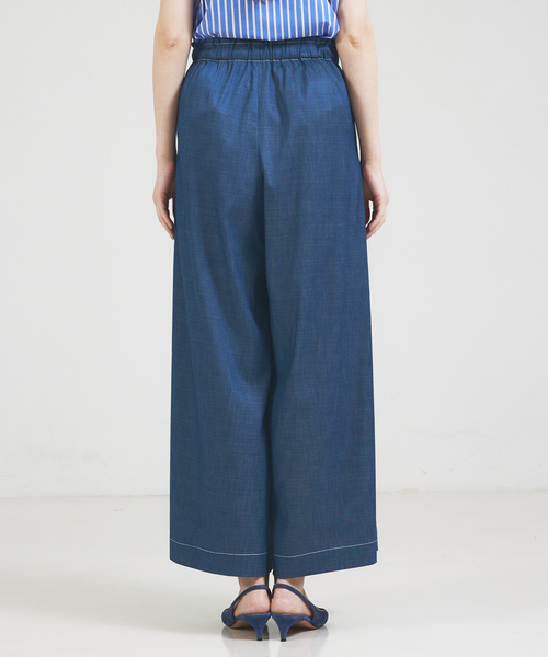 qualite（カリテ）の「【セットアップ対応】リヨセルデニムワイドパンツ（デニムパンツ・レディース・ブラック/ブルー・34/36/38）」の12枚目の写真