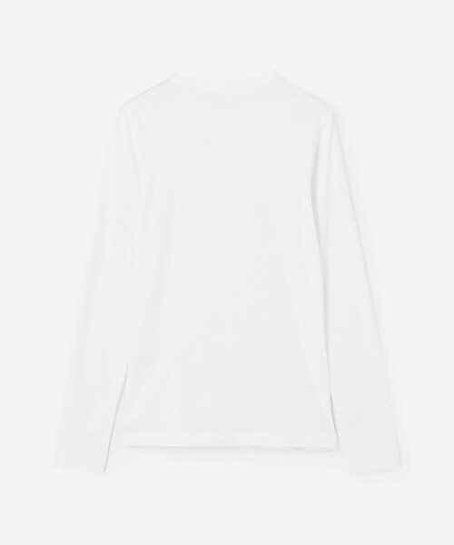 YOUNG&OLSEN The DRYGOODS STORE(ヤングアンドオルセン)の「YOUNG&OLSEN | コットン 長袖カーディガン WOMEN(カーディガン/ボレロ・レディース・ブラック/ホワイト・1)」の9枚目の写真