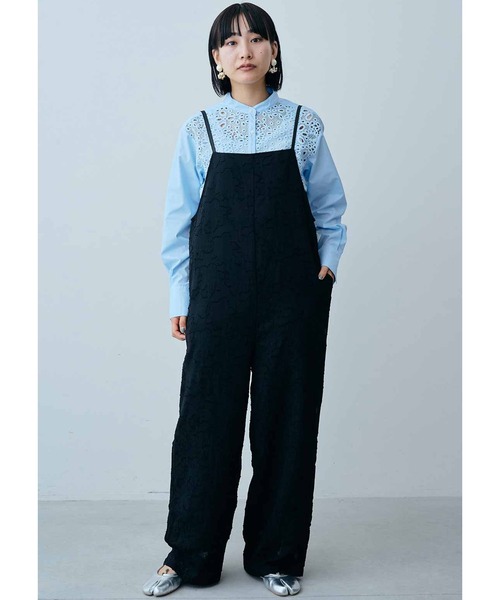 MEDE19F（メデジュウキュウ）の「ＭＥＤＥ１９Ｆ　バンドカラーレースコンビシャツ（シャツ/ブラウス・レディース・ライトブルー/ホワイト・LARGE/MEDIUM/X-LARGE）」の17枚目の写真