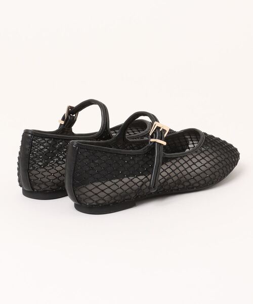 snidel インフレットフラットシューズ　ブラック　L 新品 SNIDEL（スナイデル）の「インフレットフラットシューズ（バレエ