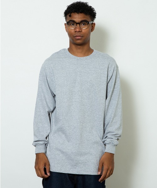 アパルトモンAMERICANA WEEKEND ロングスリーブT グレー セール】【American Apparel】6.0oz USA COTTON ユニセックス