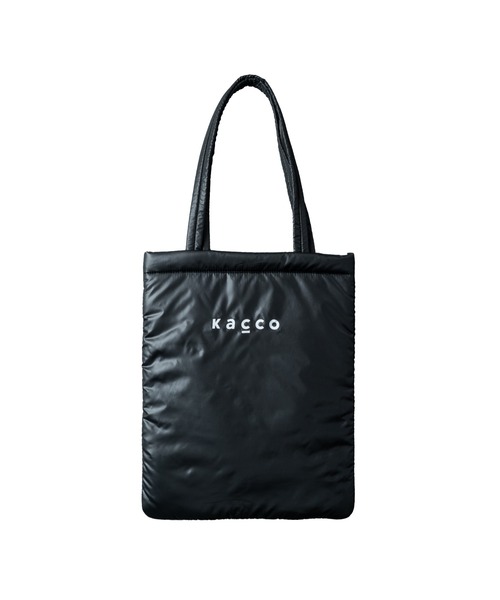 KACCO(カッコ)の「《ユニセックスアイテム》PADDED TOTE BAG / オリジナルKACCOロゴパデットトートバッグ(トートバッグ・メンズ・ブラック×ホワイト/レッド/グリーン/ブルー/ブラック×ブルー・FREE)」の2枚目の写真