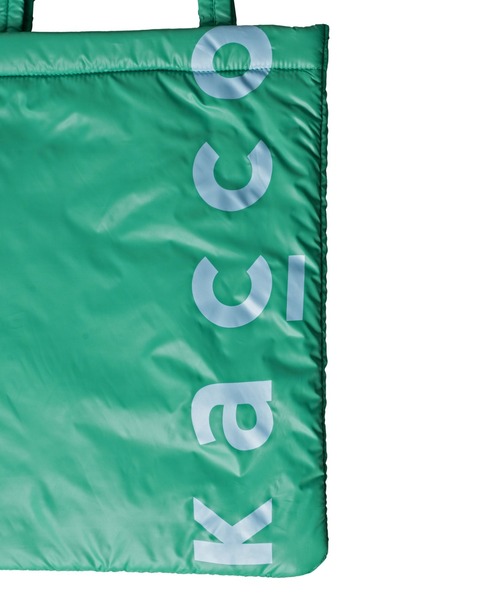 KACCO(カッコ)の「《ユニセックスアイテム》PADDED TOTE BAG / オリジナルKACCOロゴパデットトートバッグ(トートバッグ・メンズ・ブラック×ホワイト/レッド/グリーン/ブルー/ブラック×ブルー・FREE)」の21枚目の写真
