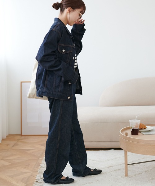 ユニセックス デニムジャケット セール】《ユニセックス》【EDWIN】デニムジャケット（デニム