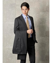 Perfect Suit FActory（パーフェクトスーツファクトリー）の「SOLOTEX　ツーパンツセットアップスーツ クラシコ ミニチェック柄　ブラック（スーツセット）」