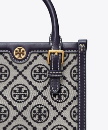 TORY BURCH（トリーバーチ）の「Tモノグラム ジャカード ミニトート