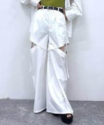 HARE | ベルトカットアウトパンツ(HARE)(その他パンツ)
