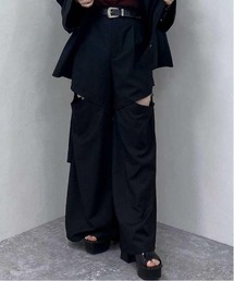 HARE | ベルトカットアウトパンツ(HARE)(その他パンツ)