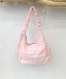 ギャザーハンドル くしゅくしゅシャーリング ショルダーバッグ ドロストショルダー ミニバッグ【-ARCADE Limited Line-】