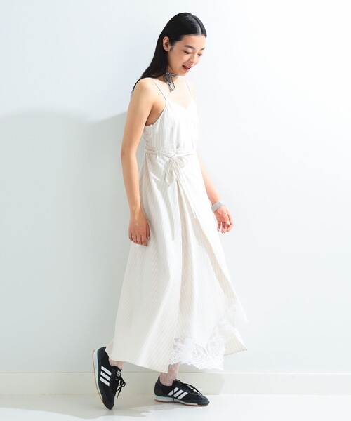 Ray BEAMS（レイビームス）の「レース トリム アシメ キャミ
