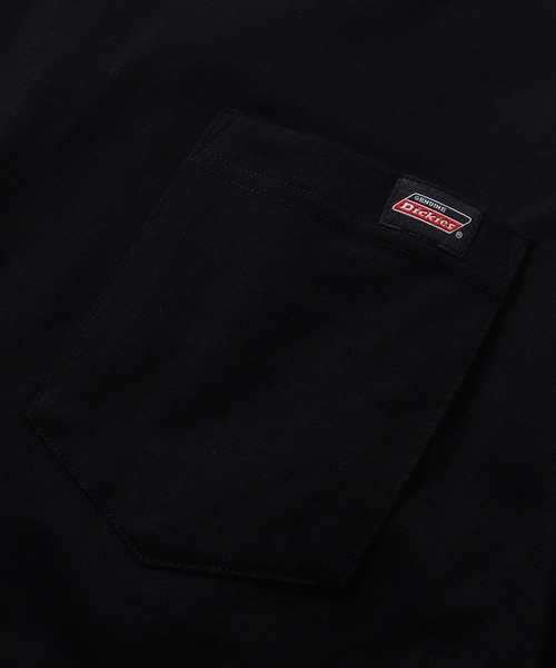 Dickies(ディッキーズ)の「【GENUINE DICKIES/ジェニュインディッキーズ】ポケット付き 長袖 リブ Tシャツ(Tシャツ/カットソー・メンズ・ネイビー/ホワイト/ブラック/アッシュグレー/ダークブルー・XL/M/L)」の9枚目の写真