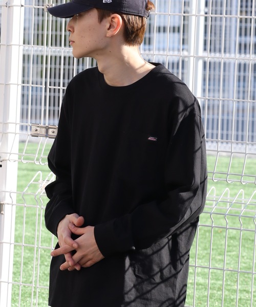 Dickies(ディッキーズ)の「【GENUINE DICKIES/ジェニュインディッキーズ】ポケット付き 長袖 リブ Tシャツ(Tシャツ/カットソー・メンズ・ネイビー/ホワイト/ブラック/アッシュグレー/ダークブルー・XL/M/L)」の19枚目の写真