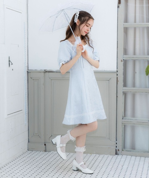 ハートネックお嬢様ワンピース（ワンピース）｜DearMyLoveRose（ディア