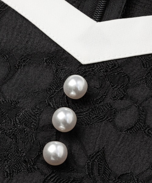 ハートネックお嬢様ワンピース（ワンピース）｜DearMyLoveRose（ディアマイラブローズ）