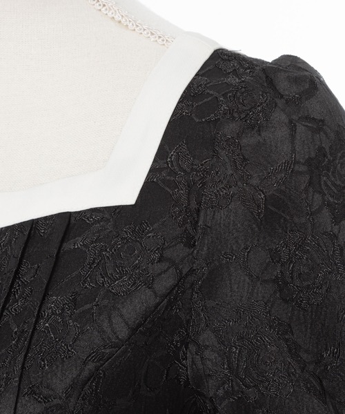 ハートネックお嬢様ワンピース（ワンピース）｜DearMyLoveRose（ディアマイラブローズ）