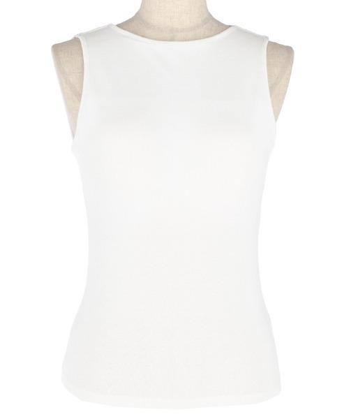 coca（coca）（コカ）の「カップ付きボートネックタンクトップ（タンクトップ・レディース・ホワイト/その他1/チャコール/ブラック・L/S/M）」の22枚目の写真