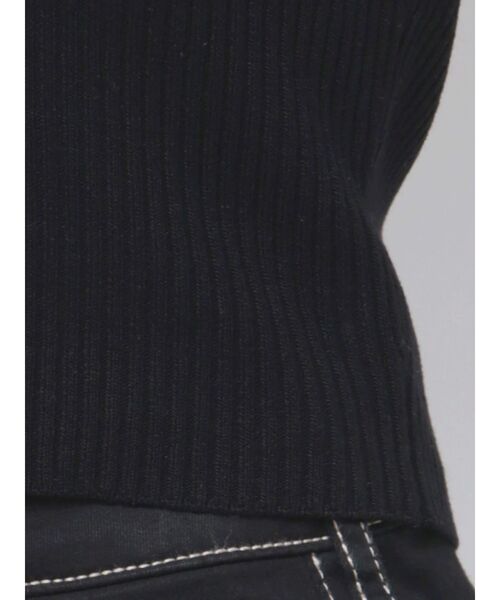 GYDA(ジェイダ)の「Symmetry GYDA MOLDクルーネックニットトップス(ニット/セーター・レディース・オフホワイト/ブラック/ベージュ・FREE)」の20枚目の写真