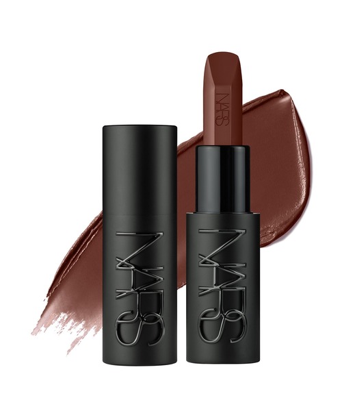 NARS(ナーズ)の「エクスプリシット リップスティック(口紅/リップティント/グロス・レディース・863 UNATHORIZED クラシックレッド/866 TAKE IT OFF メープルレッド/802 NO SHAME アプリコットブラウン/805 RENDEZ-VOUS ローズブラウン/807 ON TOP ディープチェスナット/825 NO STRINGS モーヴピンク/827 TEMPTATION ピーチピンク/886 UNRESTRAINEDディープガーネット/820 BARE IT ALL クールヌード/821 LIAISON タンローズ/822 DIRTY TALK ローズピンク/823 LUSCIOUS ウォームローズ/862 INCENDIARY ヴィヴィッドオレンジ/865 INSOLENT ブリックレッド/803 BODY HEAT ティーブラウン/806 EXCESS オーバーンブラウン/826 UNDRESSED ベージュピンク/850 BITE ME ソフトコーラル/885 NO RULES クールベリー/867 DESIROUS ブラウンレッド/868 LAST NIGHT バーガンディー/800 EXPOSED クールトープ/801 INDECENT ウォームベージュ/851 EXHIBITION ベージュコーラル/852 MISCHIEVOUS ホットパパイヤ/881 PROVOCATEUR キャンディーピンク/882 UNASHAMED モーヴ/887 SEDITIOUS クールベリーローズ/808 RAVENOUS チェリーブラウン/809 BEWITCHED チョコレートブラウン/830 ENVY モーヴピンク/832 DECADENCE ウォームベリーピンク/883 AFTER PARTY ブライトプラム/828 ADULTEROUS ブラッシュピンク/829 BLAME ニュートラルピンク/831 DEVIOUS ロージーピンク/361 MOROCCO・FREE)」の3枚目の写真