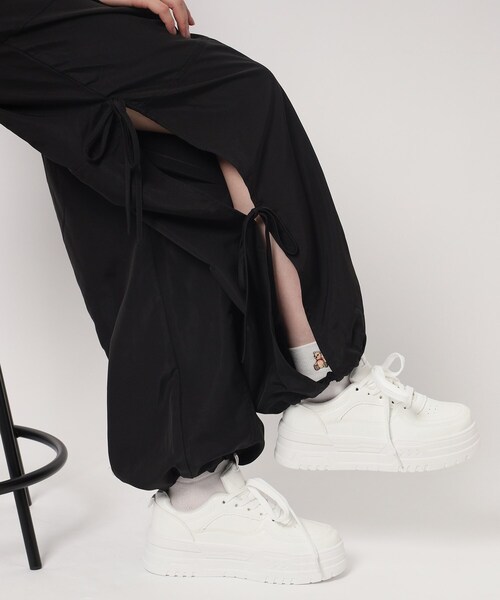cs T&P（シーエスティーアンドピー）の「厚底スニーカー（スニーカー・レディース・ホワイト/ブラック・S/M/L/LL）」の10枚目の写真