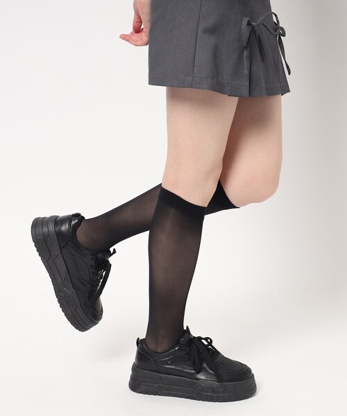 cs T&P（シーエスティーアンドピー）の「厚底スニーカー（スニーカー・レディース・ホワイト/ブラック・S/M/L/LL）」の7枚目の写真