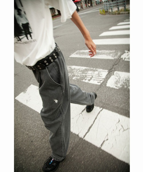 U.S. POLO ASSN.（ユーエスポロアッスン）の「【U.S. POLO ASSN.】 ワンポイント ロゴ 刺繍 デニム ・ ツイル バルーン ワイドパンツ（デニムパンツ・メンズ・ブラック系/ベージュ/ブルー/ブラック/サックスブルー/ワンウォッシュ/カーキ/オリーブ・SMALL/MEDIUM/LARGE/X-LARGE）」の10枚目の写真