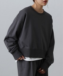 WEB・一部店舗限定 /クロップドビッグスウエット