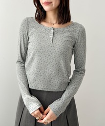 パターンメッシュカットソー　145152