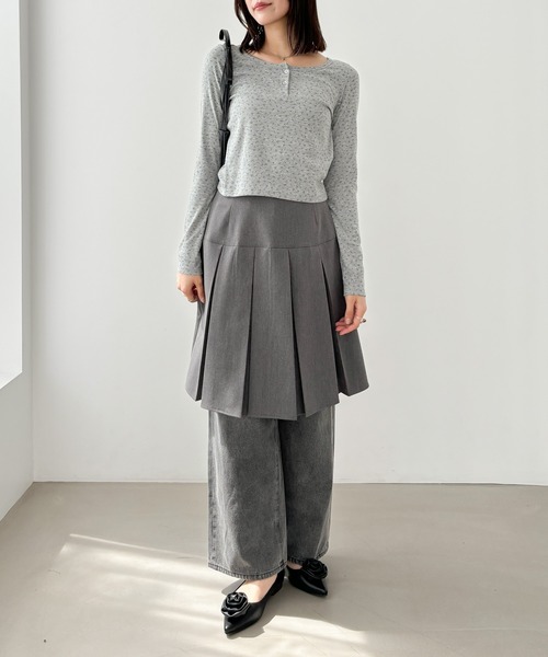 Heather(ヘザー)の「パターンメッシュカットソー 145152(Tシャツ/カットソー・レディース・アイボリー/ブラック/グレー系その他・FREE)」の21枚目の写真