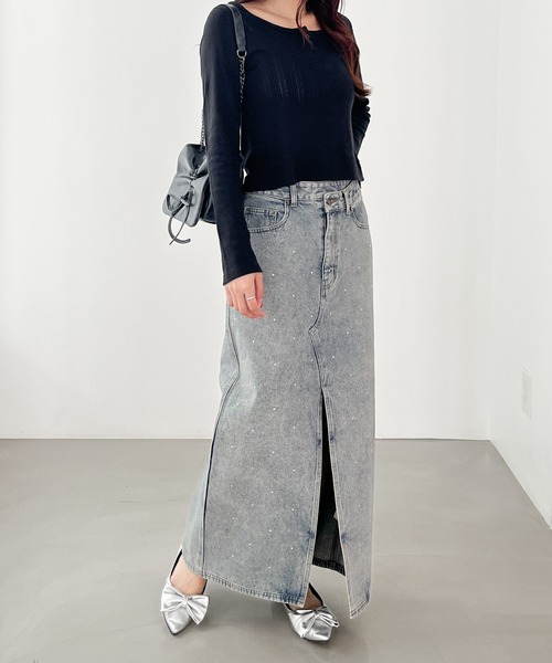 Heather(ヘザー)の「パターンメッシュカットソー 145152(Tシャツ/カットソー・レディース・アイボリー/ブラック/グレー系その他・FREE)」の17枚目の写真