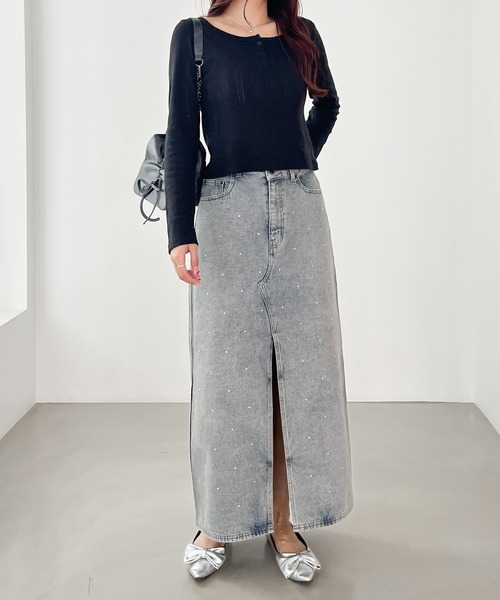 Heather(ヘザー)の「パターンメッシュカットソー 145152(Tシャツ/カットソー・レディース・アイボリー/ブラック/グレー系その他・FREE)」の18枚目の写真