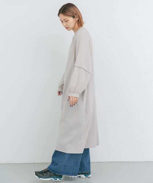 EKAL(エカル)の「ボリュームスリーブコクーンワンピース(ワンピース・レディース・グレー系その他/グレー・ONE)」の6枚目の写真