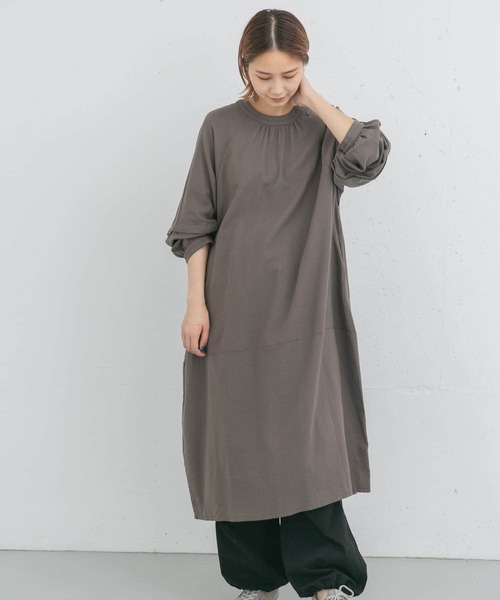 EKAL(エカル)の「ボリュームスリーブコクーンワンピース(ワンピース・レディース・グレー系その他/グレー・ONE)」の11枚目の写真