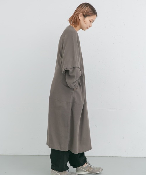 EKAL(エカル)の「ボリュームスリーブコクーンワンピース(ワンピース・レディース・グレー系その他/グレー・ONE)」の13枚目の写真