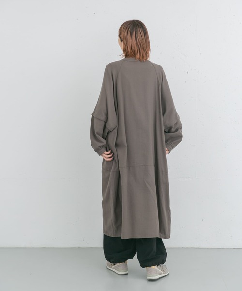 EKAL(エカル)の「ボリュームスリーブコクーンワンピース(ワンピース・レディース・グレー系その他/グレー・ONE)」の14枚目の写真