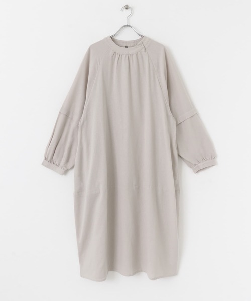 EKAL(エカル)の「ボリュームスリーブコクーンワンピース(ワンピース・レディース・グレー系その他/グレー・ONE)」の15枚目の写真