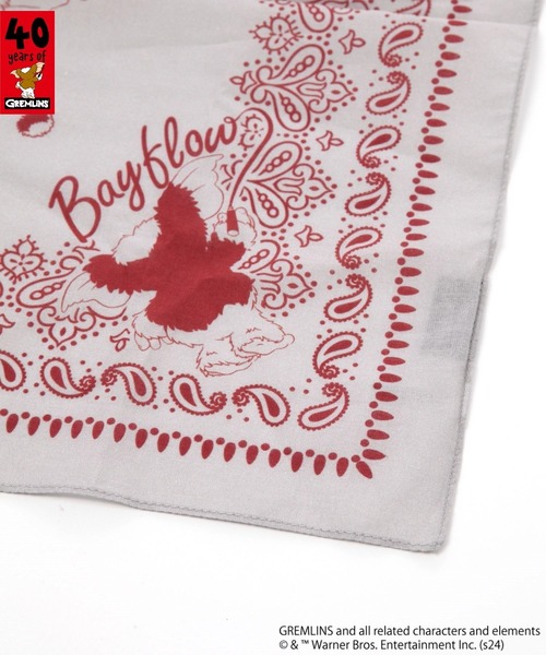 BAYFLOW（ベイフロー）の「【GREMLINS】ハンカチ（ハンカチ/ハンドタオル・レディース・アイボリー/ネイビー・0）」の9枚目の写真