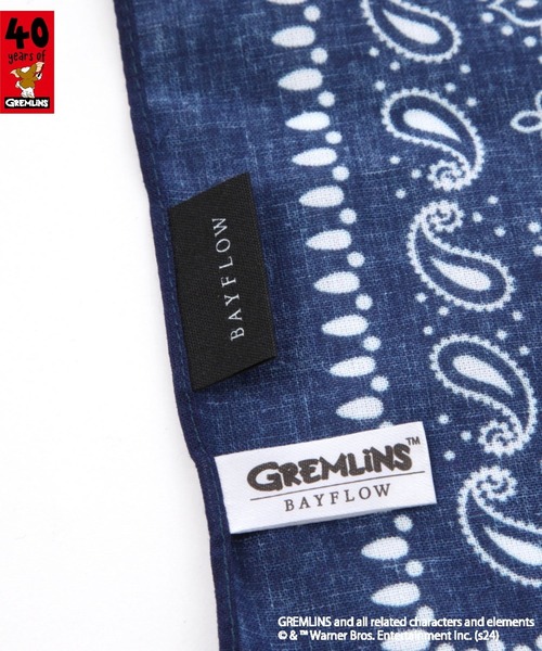 BAYFLOW（ベイフロー）の「【GREMLINS】ハンカチ（ハンカチ/ハンドタオル・レディース・アイボリー/ネイビー・0）」の12枚目の写真