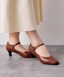 【Made in Japan】【卑弥呼】[撥水]5cmヒールストラップパンプス/605002