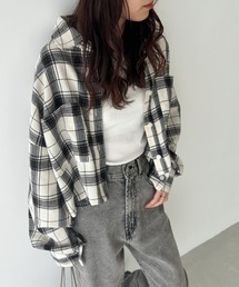 EPIMI E'PIMMY | ショート丈オンブレチェックシャツ(シャツ/ブラウス)