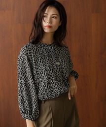 Elura | 2WAYフラワープリントブラウス/144318(シャツ/ブラウス)
