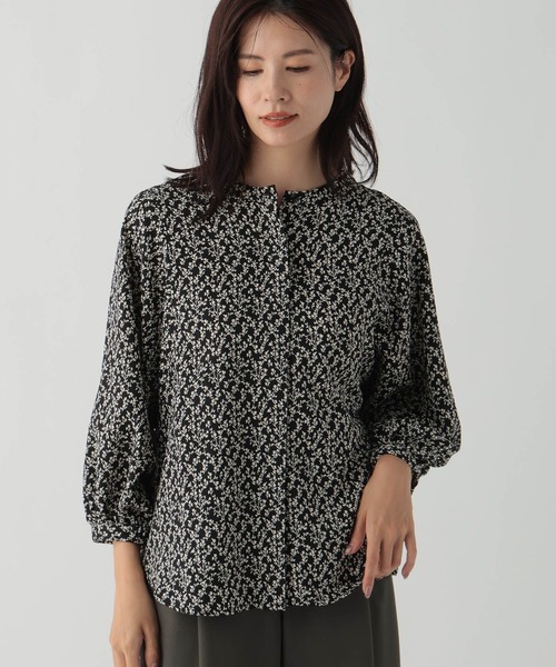 Elura（エルーラ）の「2WAYフラワープリントブラウス/144318（シャツ/ブラウス・レディース・ネイビー/ブラック/ダークネイビー/ブラック系その他・FREE/MEDIUM/LARGE）」の19枚目の写真