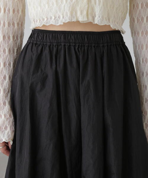 FREE'S MART（フリーズマート）の「シャイニーバルーンスカート（スカート・レディース・ブラック/ホワイト・SMALL/MEDIUM）」の14枚目の写真