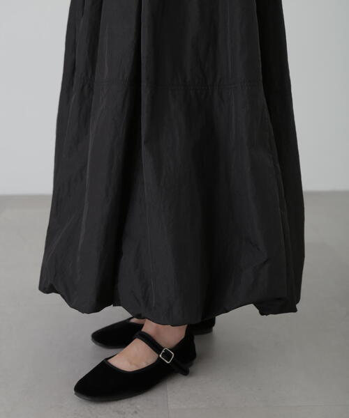 FREE'S MART（フリーズマート）の「シャイニーバルーンスカート（スカート・レディース・ブラック/ホワイト・SMALL/MEDIUM）」の15枚目の写真