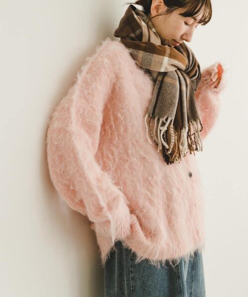 セール】シャギーニットカーディガン（カーディガン/ボレロ）｜ITEMS