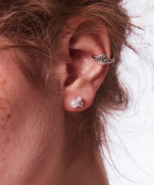 【VINTAGE HOLLYWOOD】Mini Ball Pearl Earrings★ピアス セール】○MINI PEARL STONE EARRING(ピアス(両耳用